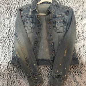 Distressed Denim Jacket
